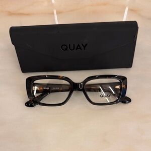 New Quay Tortoiseshell Rectangular Glasses